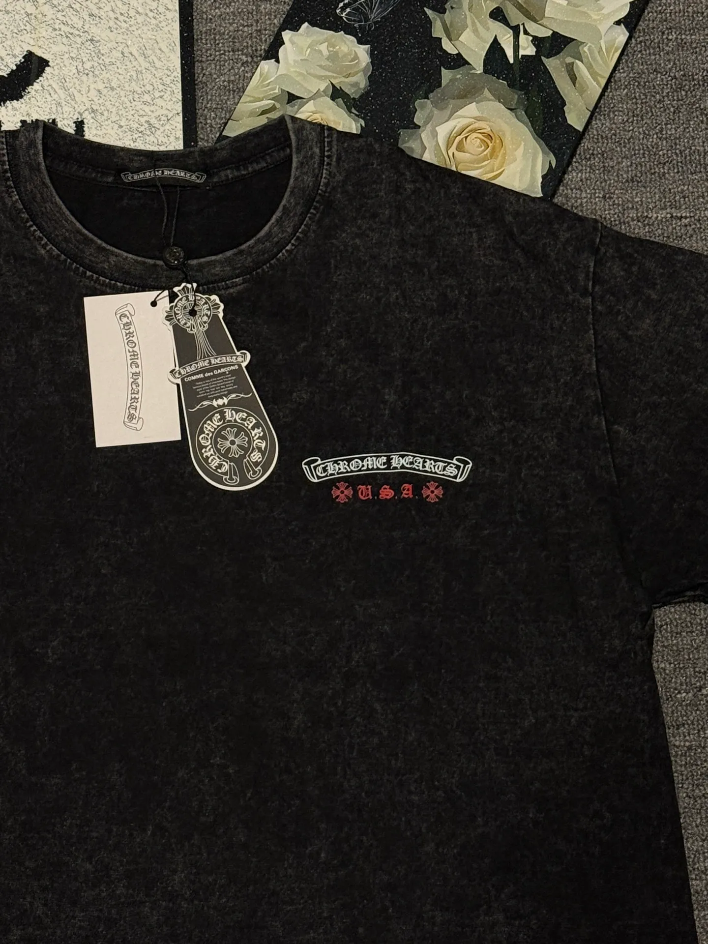 （ ） :SX 013 CH LOGO 1:1 Same Style 32 Breathable 1x 1 oversize 1:1 : Size:S-XL